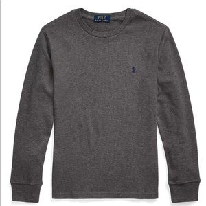 Ralph Lauren Polo boys gray shirt size 8 EUC